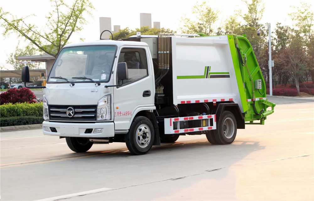 國六4立方藍牌凱馬壓縮垃圾車